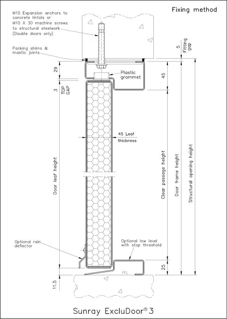 Sunray ExcluDoor 3 Verticle MF