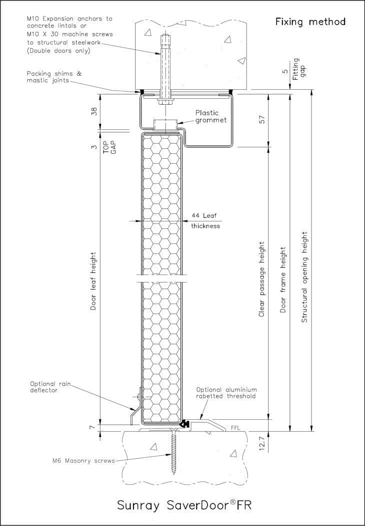 Sunray SaverDoor FR Vertical MF