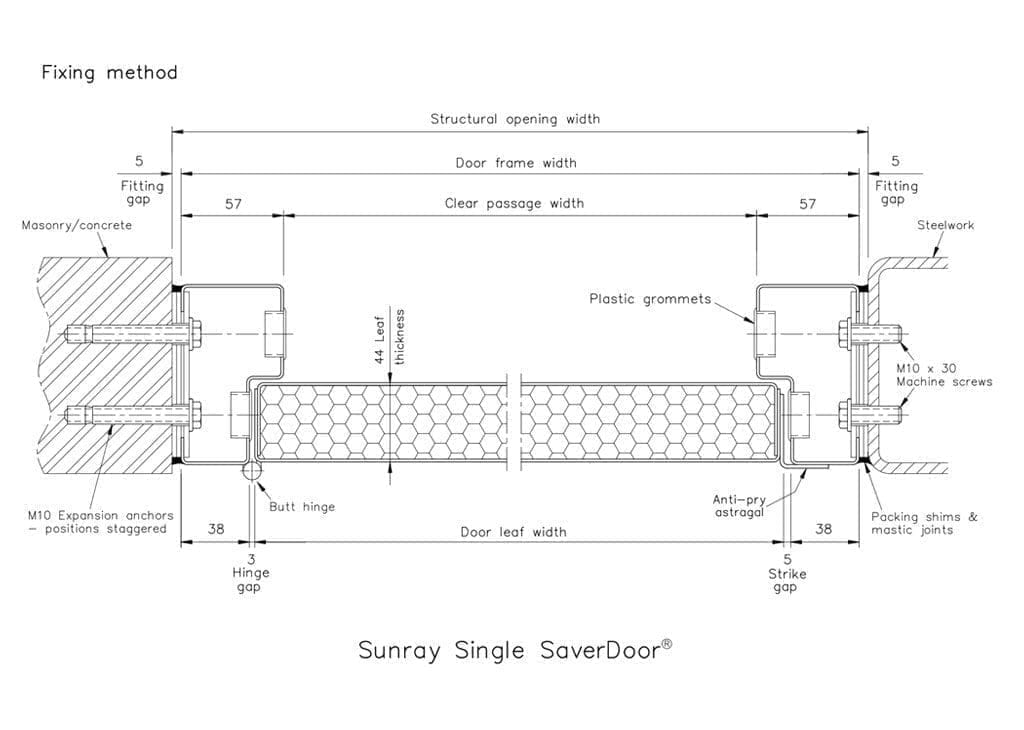 Sunray SaverDoor Horizontal MF