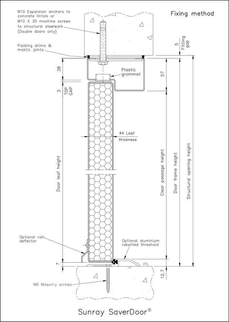 Sunray SaverDoor Vertical MF